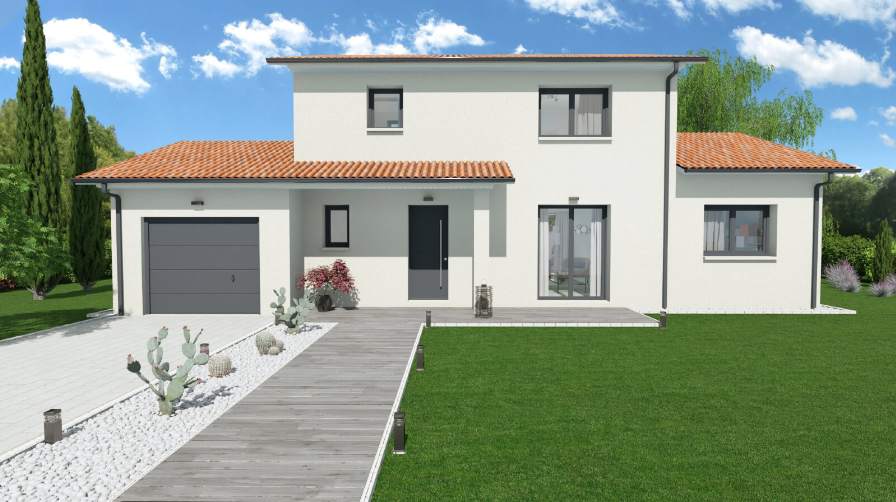 Villa R+1 de 115m2 sur un terrain de 330m2 Pia.