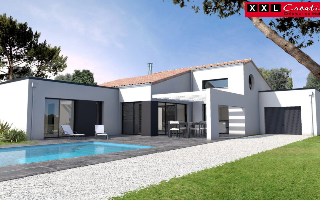 Villa R+1 de 150m2 sur un terrain de 559m2 à Villelongue de la Salanque.