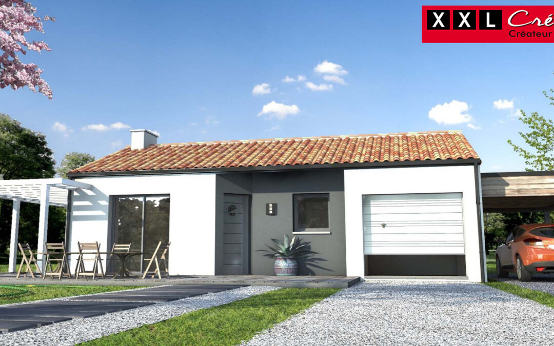 Villa de 85m2 sur un terrain de 373m2 4 faces à Pollestres.