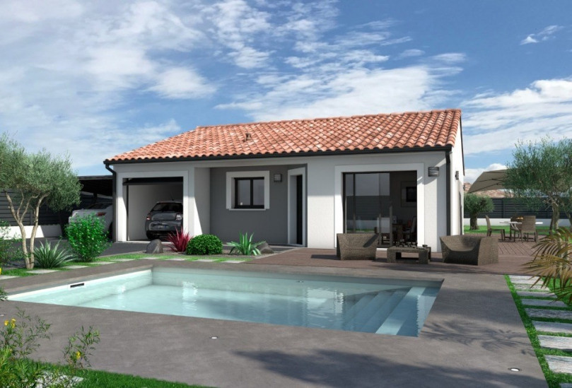 Villa de 82m2 sur un terrain de 420m2 à Palau del Vidre..