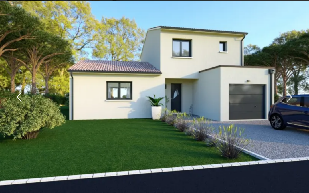 Villa R+1 de 120m2 sur un terrain de 420 m2 à Palau-del-Vidre.