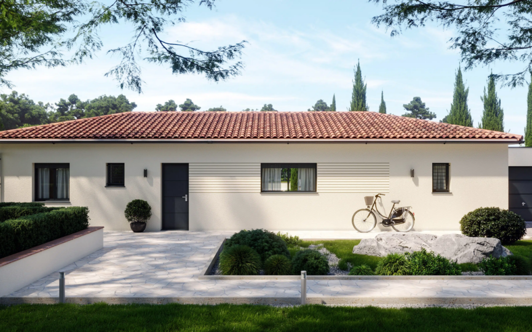 Villa de 105 m2 sur un terrain de 551 m2 à Bages.