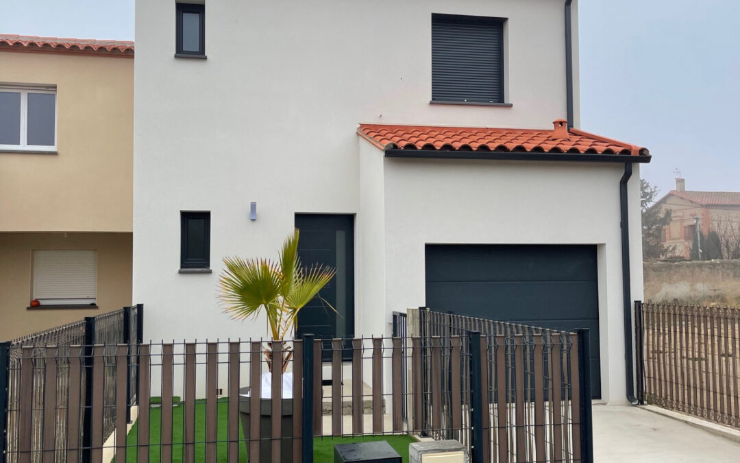 Villa R+1 de 90m2 sur un terrain de 176m2 Villelongue-Dels-Monts.